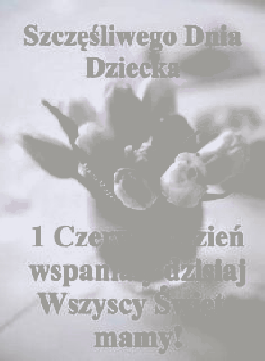 Pachnące tulipany z życzeniami na dzień dziecka